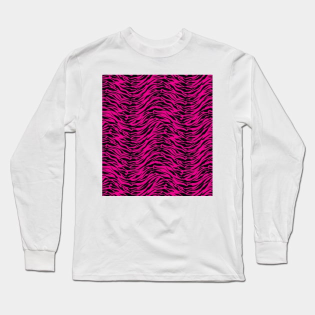 Face Tiger Design Mask face anime Long Sleeve T-Shirt by Gaming champion